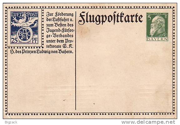 Bayern GS Minr.SFP 1/02 Postfrisch Halbamtliche Sonderflugpostkarte - Sonstige & Ohne Zuordnung