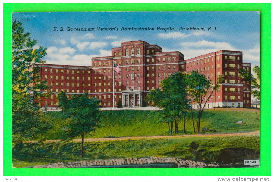 PROVIDENCE, RI - U.S. GOVERNMENT VETERAN´S ADMINISTRATION HOSPITAL - TRAVEL IN 1966 - - Providence
