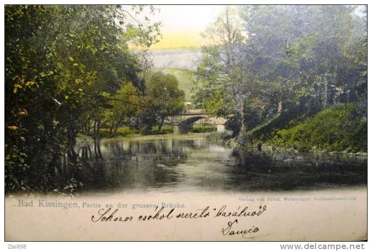 GERMANY / BAD KISSINGEN - Partie An Der Grossen Brücke 1903. - Bad Kissingen