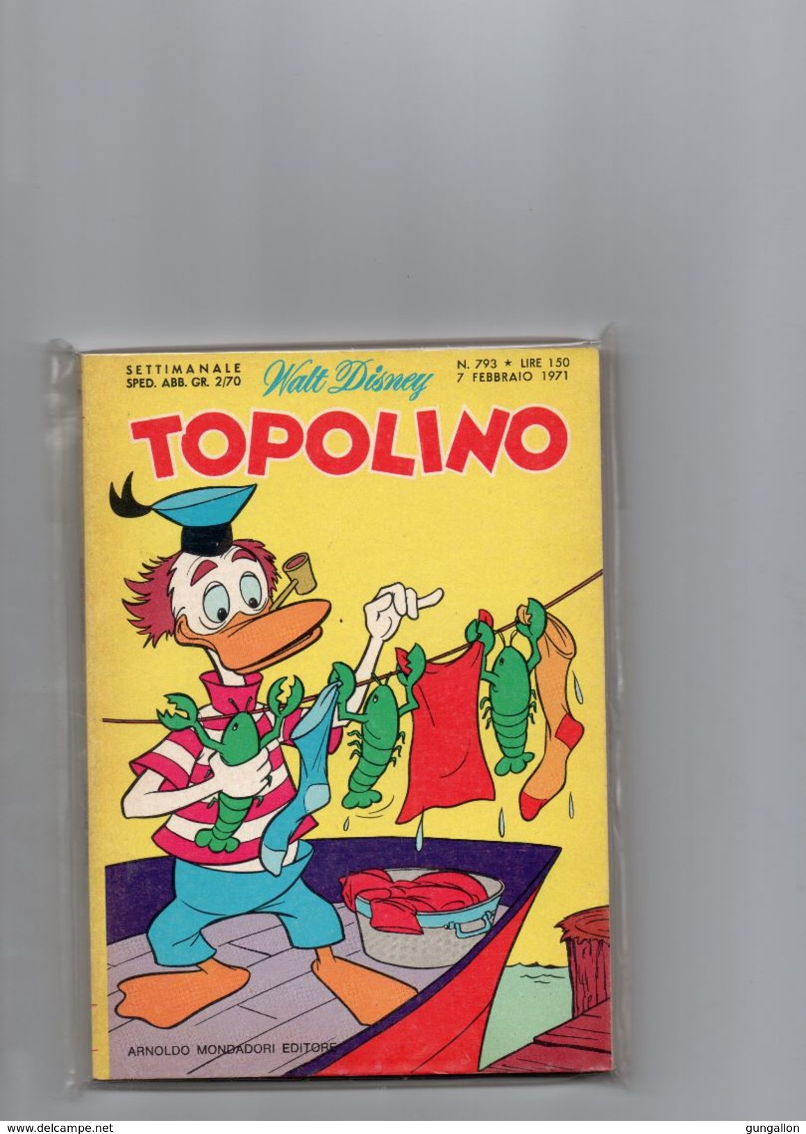 Topolino(Mondadori 1971) N.  793 - Disney