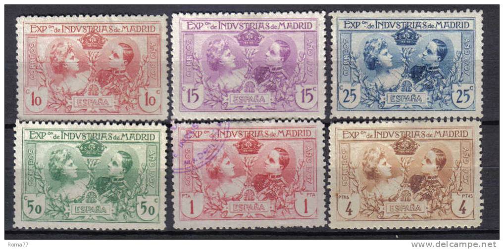 SS1426 - SPAGNA 1901, Alfonso XIII : Serie N. 236/41 Mista - Unused Stamps