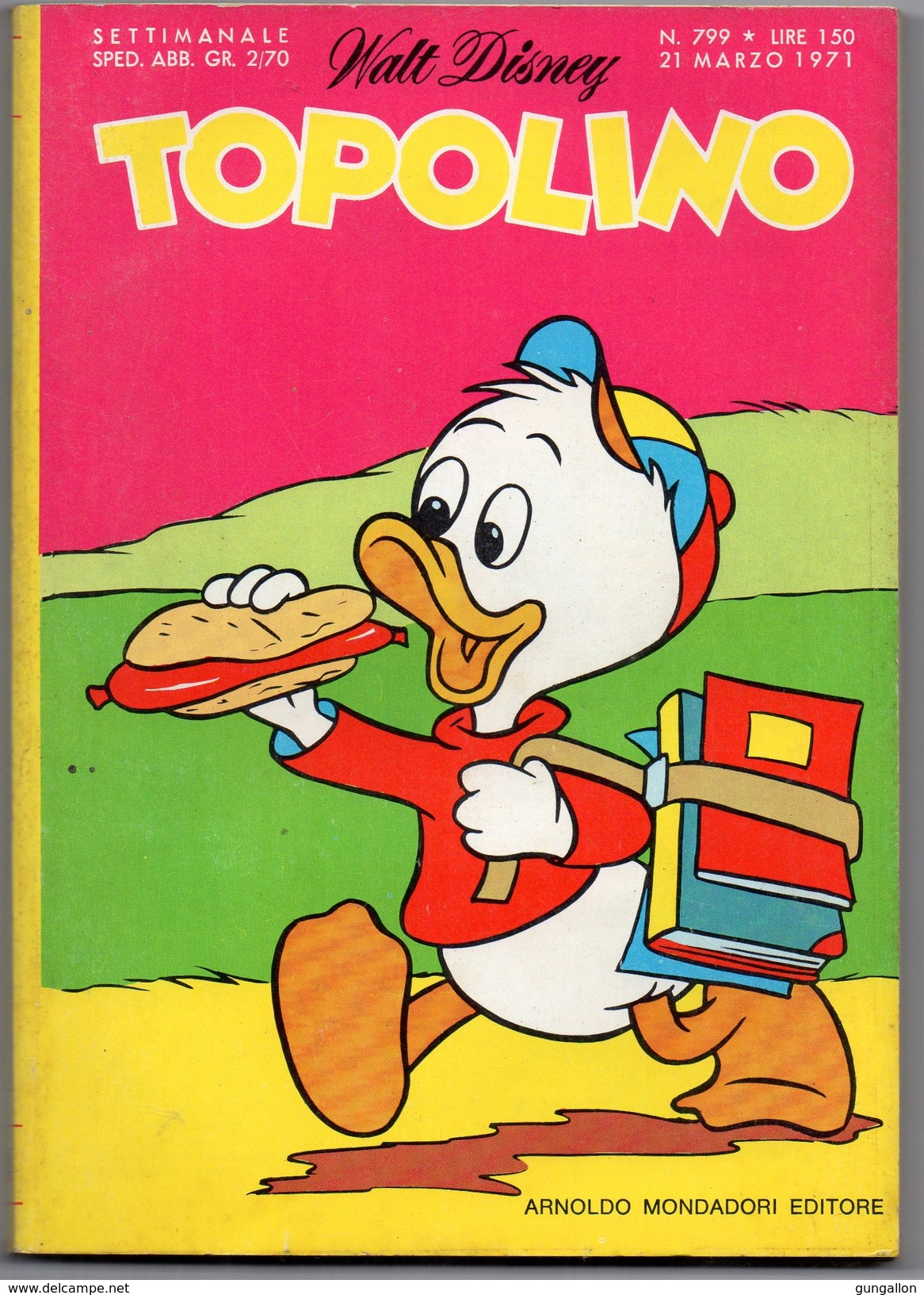 Topolino(Mondadori 1971) N.  799 - Disney