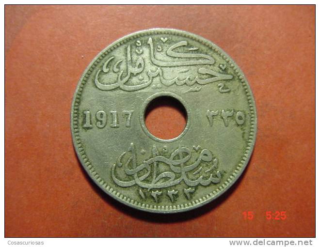 538   EGYPT EGYPTE EGIPTO  5 MILLIEMES   AÑO / YEAR  1917   FINE+   OTHERS IN MY STORE - Egipto