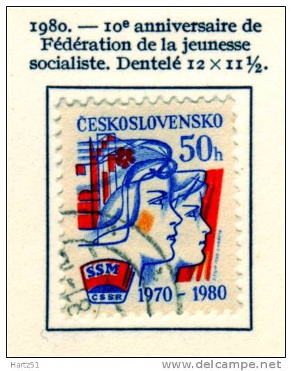 Tchécoslovaquie, CSSR : N° 2414   (o) - Usados