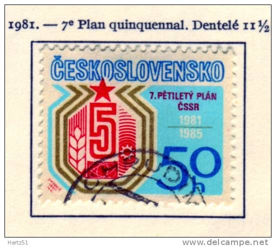Tchécoslovaquie, CSSR : N° 2421   (o) - Oblitérés