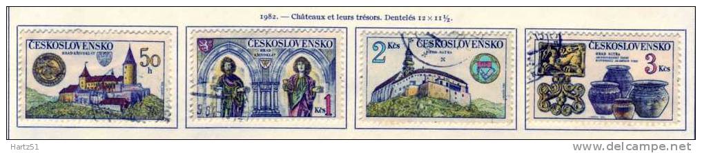 Tchécoslovaquie , CSSR : N° 2491/2494   (o) - Used Stamps