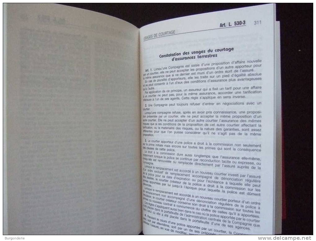 CODE DES ASSURANCES / DALLOZ / 1994 / 1ère EDITION - Right