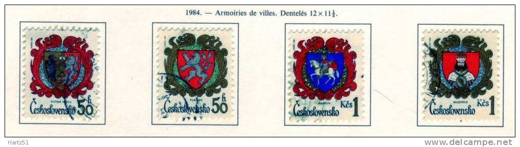Tchécoslovaquie , CSSR : N° 2573/2576   (o) - Oblitérés