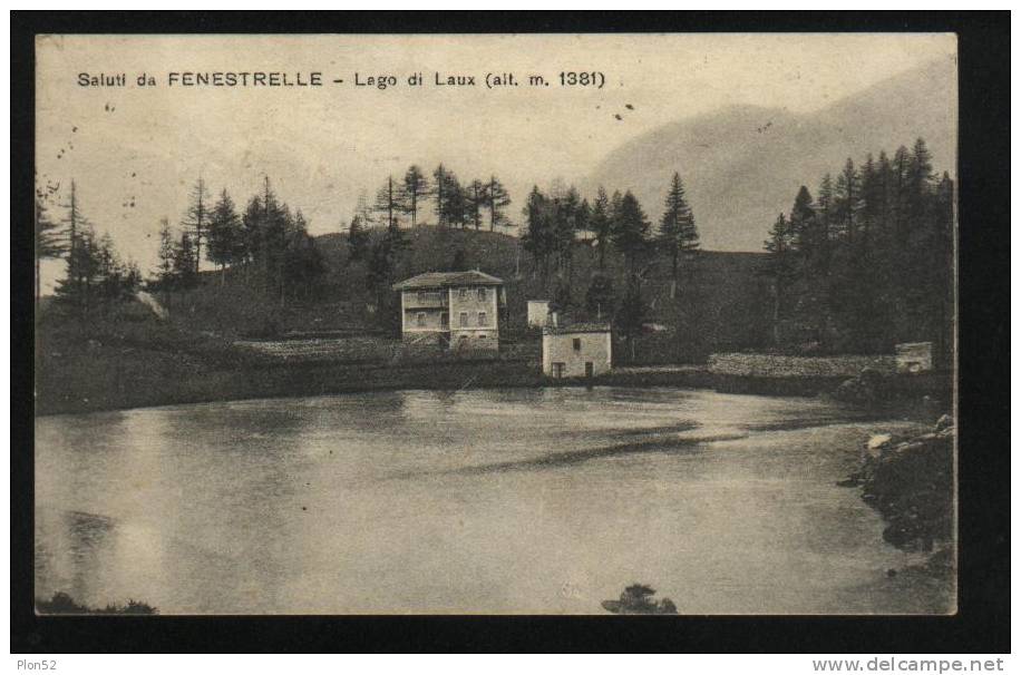 1284-FENESTRELLE(TORINO)-1931-LAGO DI LAUX-FP - Altri & Non Classificati