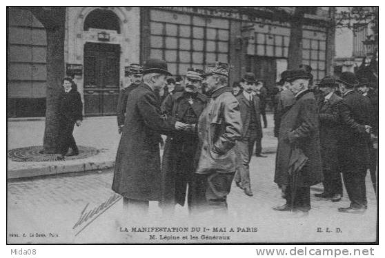 LA MANIFESTATION DU 1 Er MAI A PARIS.  M.LEPINE Et Les GENERAUX. - Grèves
