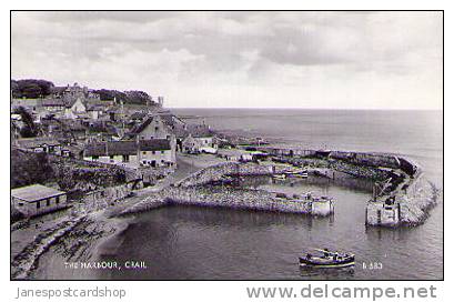 CRAIL FIFE - The Harbour - REAL PHOTO - - Kingdom Of FIFE - Scotland - Fife