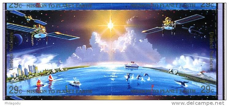 1992 : New York, Genève, Vienne,  SPACE CONQUEST  L’Espace ,  ** POSTFRICH   Perfect Mint - New York/Geneva/Vienna Joint Issues