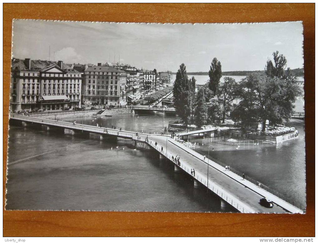 Pont Des Bergues Et Ile J. J. Rousseau - Anno 1954 ( Zie Foto Details ) !! - Autres & Non Classés