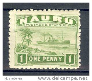 Nauru Australian Mandate 1924-34 SG. 27A  1d. Century Freighter MH - Nauru