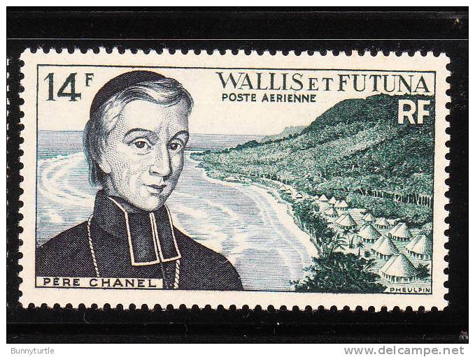Wallis & Futuna Islands 1955 Father Louis Marie Chanel MLH - Neufs