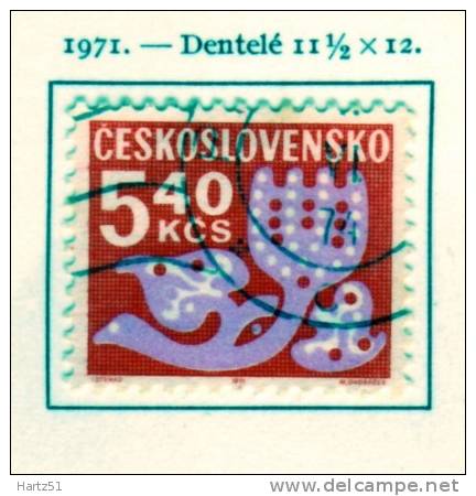 Tchécoslovaquie , CSSR : TAXE : N°  102   (o) - Timbres-taxe