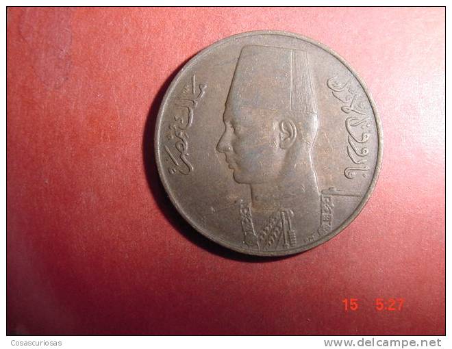 554  EGYPT EGYPTE EGIPTO   1 MILLIEMES  AÑO / YEAR  1937  VF+  OTHERS IN MY STORE - Egypt