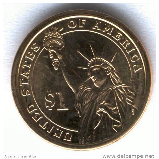 ESTADOS UNIDOS/U.S.A.  1 DOLAR/DOLLAR 2009 2.009 JOHN TYLER CU-NI SC/UNC "P" DL-7188 - 2000-…: Sacagawea