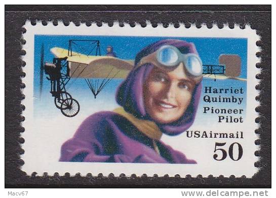 U.S. C128b  Perf 11.2    **  WOMAN PILOT - 3b. 1961-... Unused