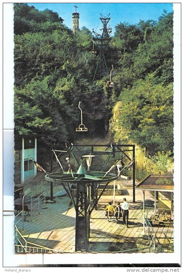 ANSICHTKAART (308) VALKENBURG. KABELBAAN   POSTSTEMPEL 1966.   Cartes Postales CPO - Valkenburg