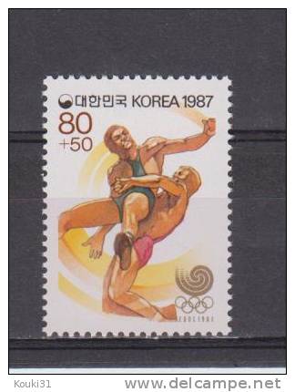 Corée Du Sud YT 1365 * : Séoul 88 , Lutte - Lutte