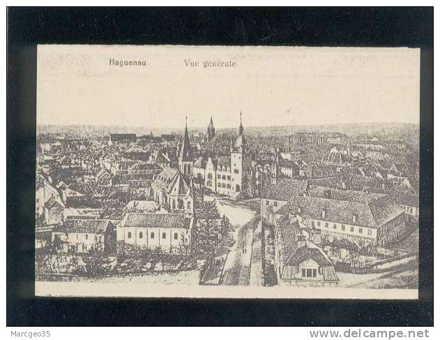 Haguenau Vue Générale  édit.cadé  Belle Carte - Haguenau