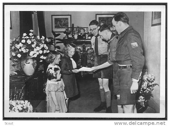 PAESI BASSI – NETHERLANDS – PAYS-BAS - PRINCIPESSA BEATRICE IN UNIFORME - 22 FEBBRAIO 1947 ** - Scouting