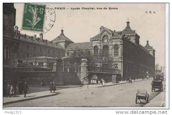 Paris - Rue De Rome - Lycee Chaptal - Enseignement, Ecoles Et Universités