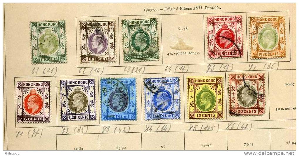 Hong Kong Earlier Period  Used Fine To Average Quality - Used Stamps