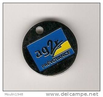 Jeton Caddie   AG2R Prevoyance - Trolley Token/Shopping Trolley Chip