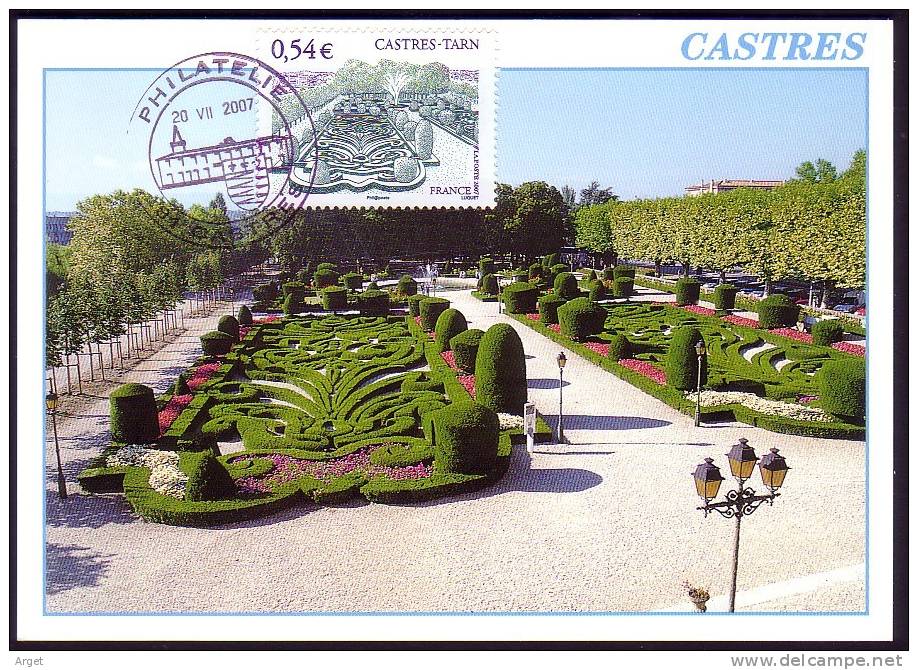 Carte-Maximum France N°Yvert  4079 (Castres)  Obl Ill 1er Jour Philatélie - 2000-2009