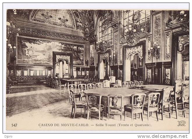 Casino De Monte Carlo  Salle Touzet - Casinos