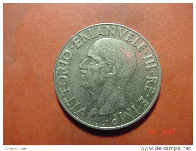 614  ITALIA ITALY  1 LIRE 1940 XVIII   VF-   OTHERS IN MY STORE - 1900-1946 : Victor Emmanuel III & Umberto II