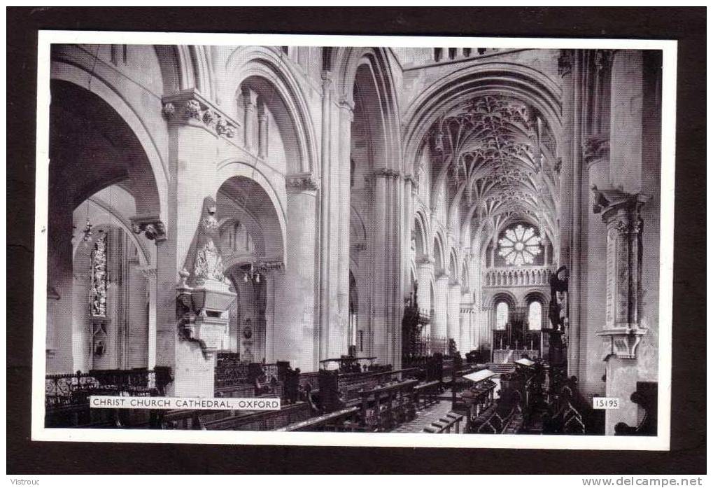 OXFORD - Christ Church Cathedral - Not Circulated - Non Circulé - Nicht Gelaufen. - Oxford