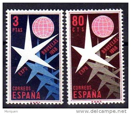 España Num 1220-1. Serie Expo Bruxelles - Ungebraucht