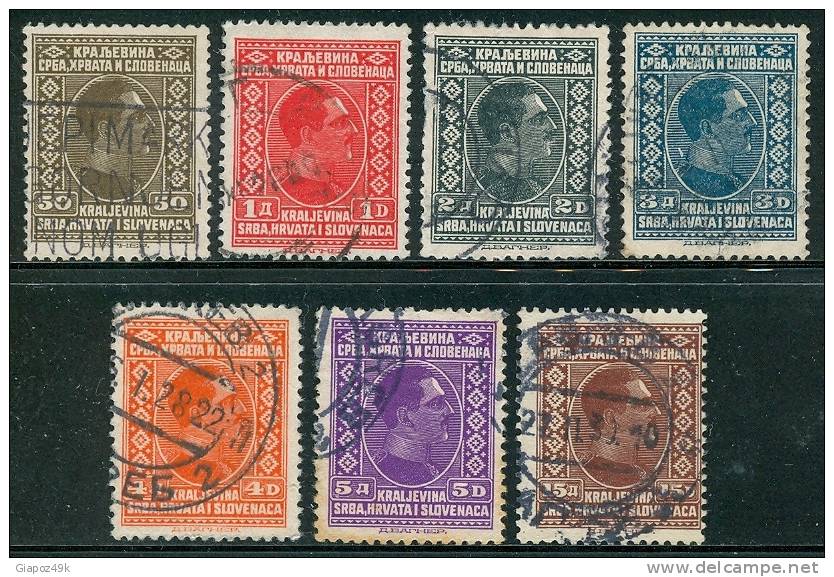 ● JUGOSLAVIA  - Regno  - 1926 - N.  171 . . . Usati   - J178 - Used Stamps