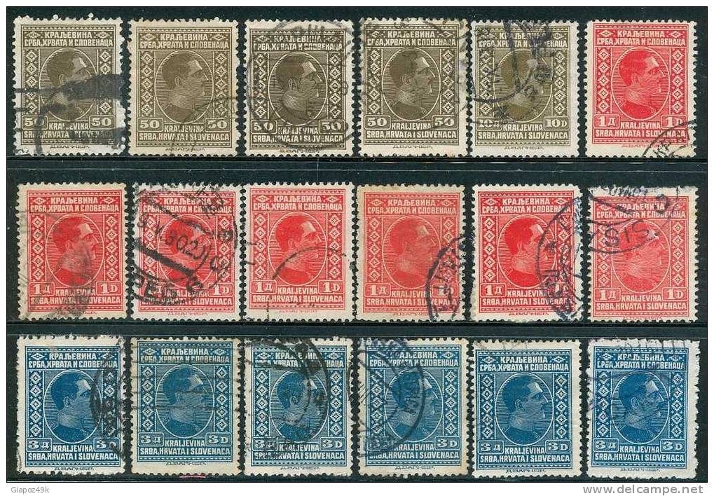 ● JUGOSLAVIA  - Regno  - 1926 - N.  171 . . . Usati   - J181 - Used Stamps