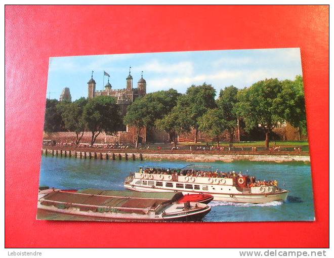 CPSM-ANGLETERRE-TOWER OF LONDON AND RIVERS THAMES-CARTE EN BON ETAT. - River Thames