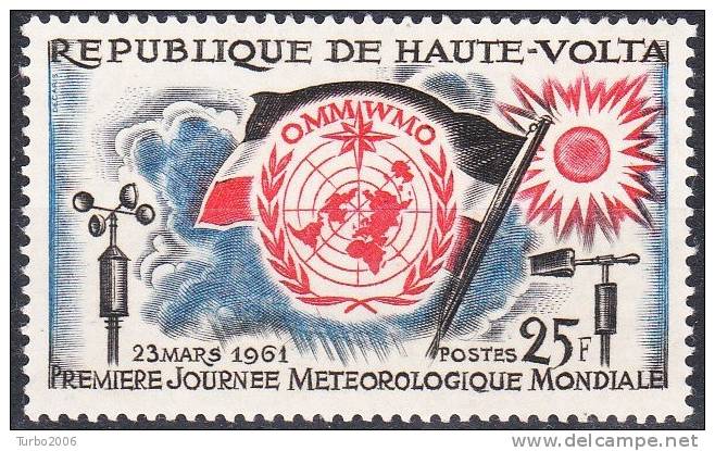 Republique De Haute-Volta 1961 25 FR Premiere Journee Meteologique Mondiale MNH  Yvert 93 See Scan !! - Opper-Volta (1958-1984)