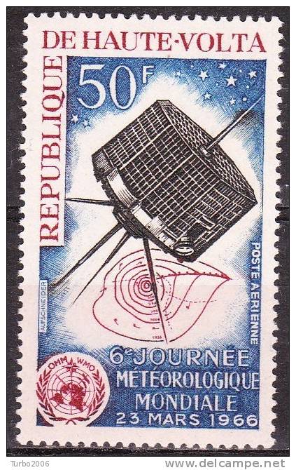 Republique De Haute-Volta 1966 50 FR 6e Journee Meteologique Mondiale MNH Yvert PA  28 See Scan !! - Opper-Volta (1958-1984)