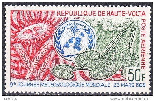 Republique De Haute-Volta 1968 50 FR 8e Journee Meteologique Mondiale MNH Yvert PA 48 See Scan !! - Opper-Volta (1958-1984)