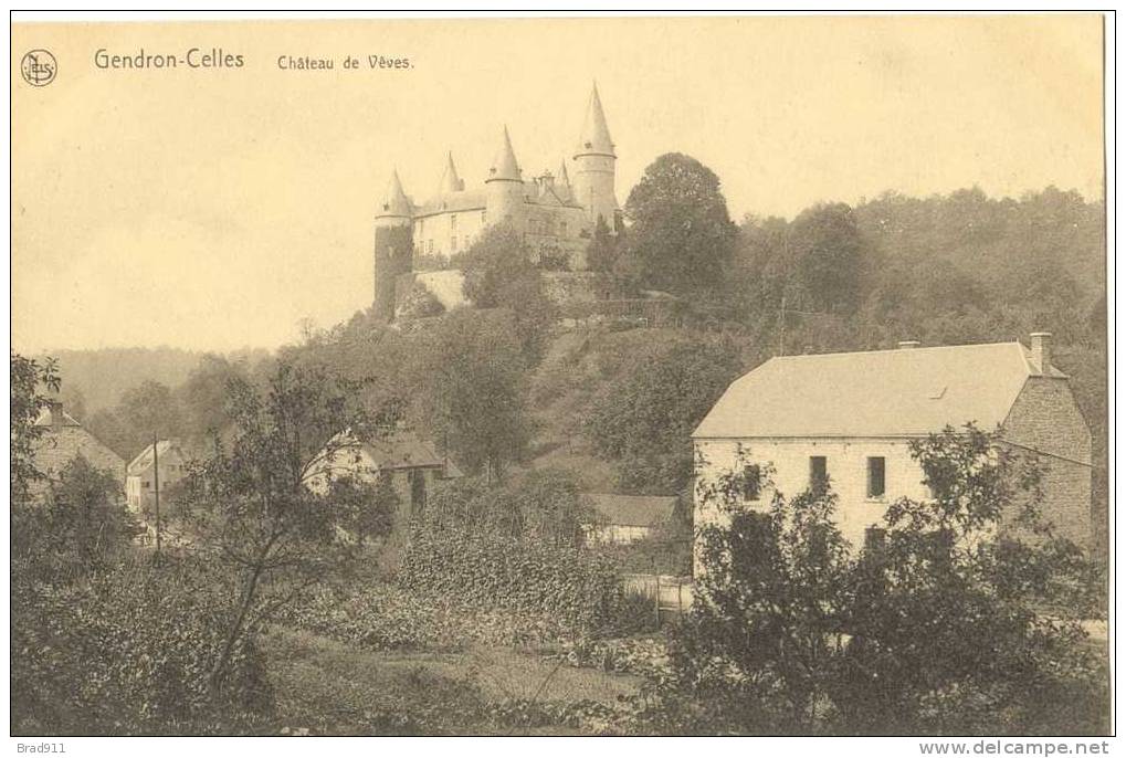 Gendron - Celles: Château De Vèves (1924) - Celles