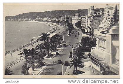 2482 Bis - Nice - La Promenade Des Anglais (carte Petit Format) - Places, Squares