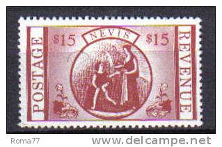 G1179 - NEVIS , 15 Dollario Yvert N. F.8   *** - St.Kitts-et-Nevis ( 1983-...)