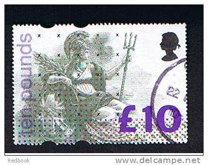 1993 GB £10.00 Definitive Stamp ( SG 1658 )- Very Good Used - Ref 453 - Sin Clasificación