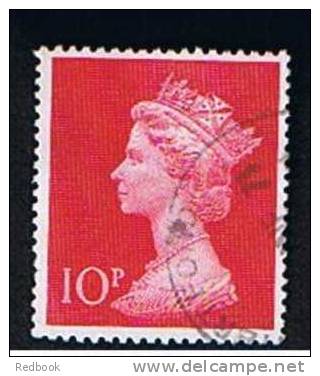 1970 GB £0.10 Cerise Large Machin Head Stamp Fine Used (SG 830) - Ref 453 - Unclassified