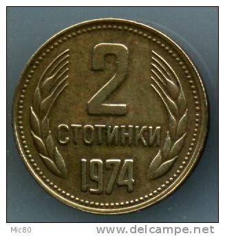 Bulgarie 2 Stotinki 1974 Ttb - Bulgarien