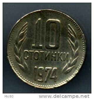 Bulgarie 10 Stotinki 1974 Ttb - Bulgarien
