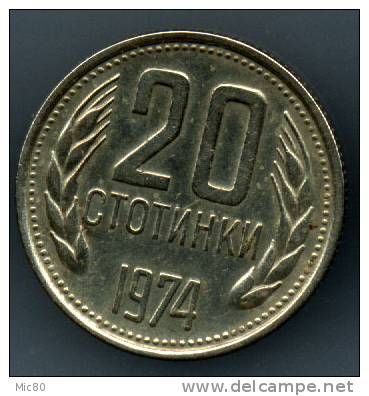 Bulgarie 20 Stotinki 1974 Ttb - Bulgarije