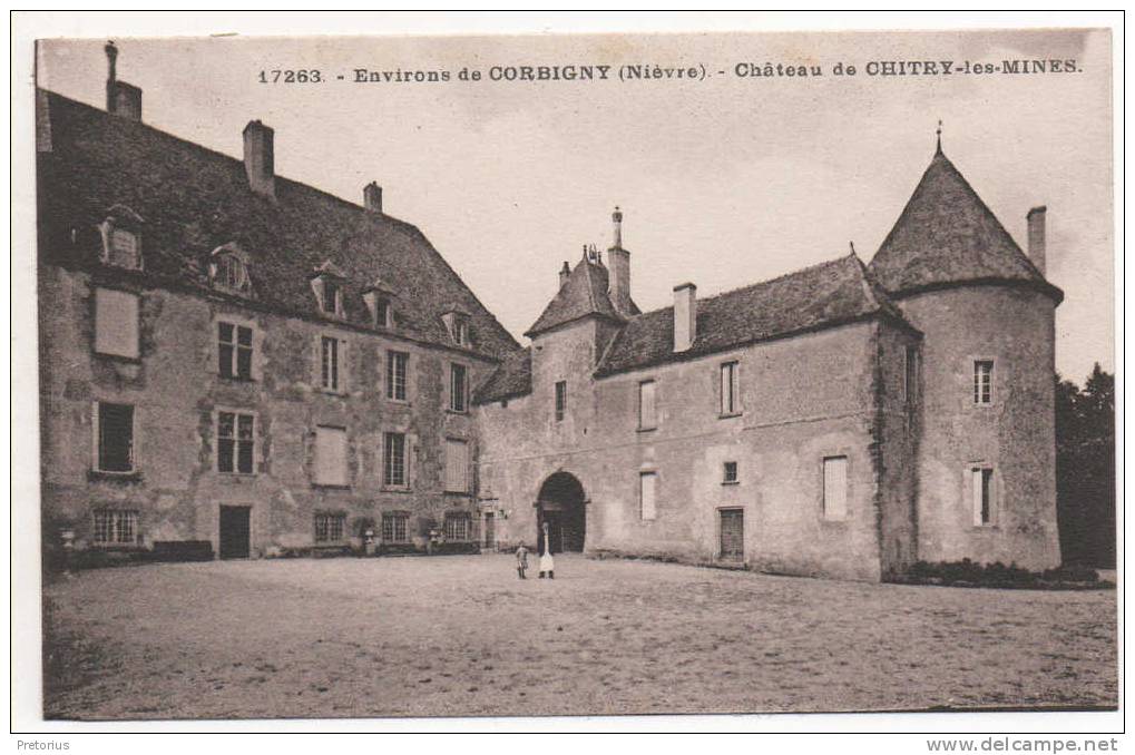 *** DEPT 58 / ENVIRONS DE CORBIGNY - CHATEAU DE CHITRY LES MINES *** - Corbigny